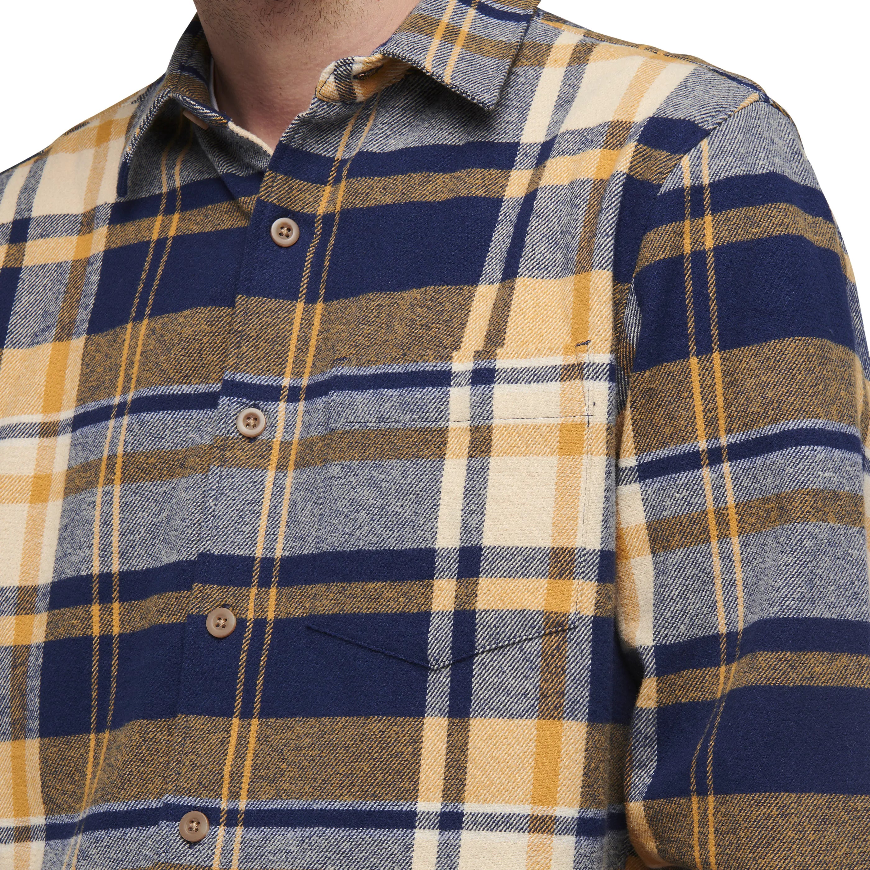 Clay-Off White Plaid