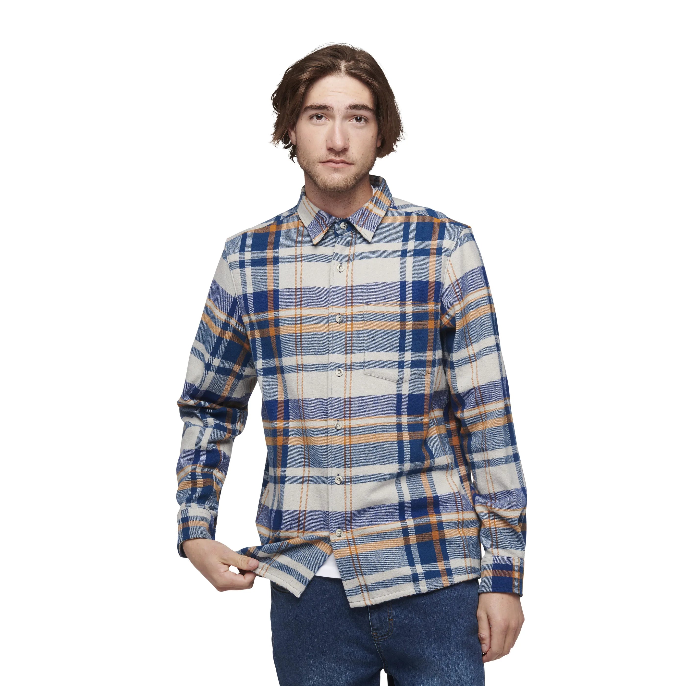 Clay-Off White Plaid