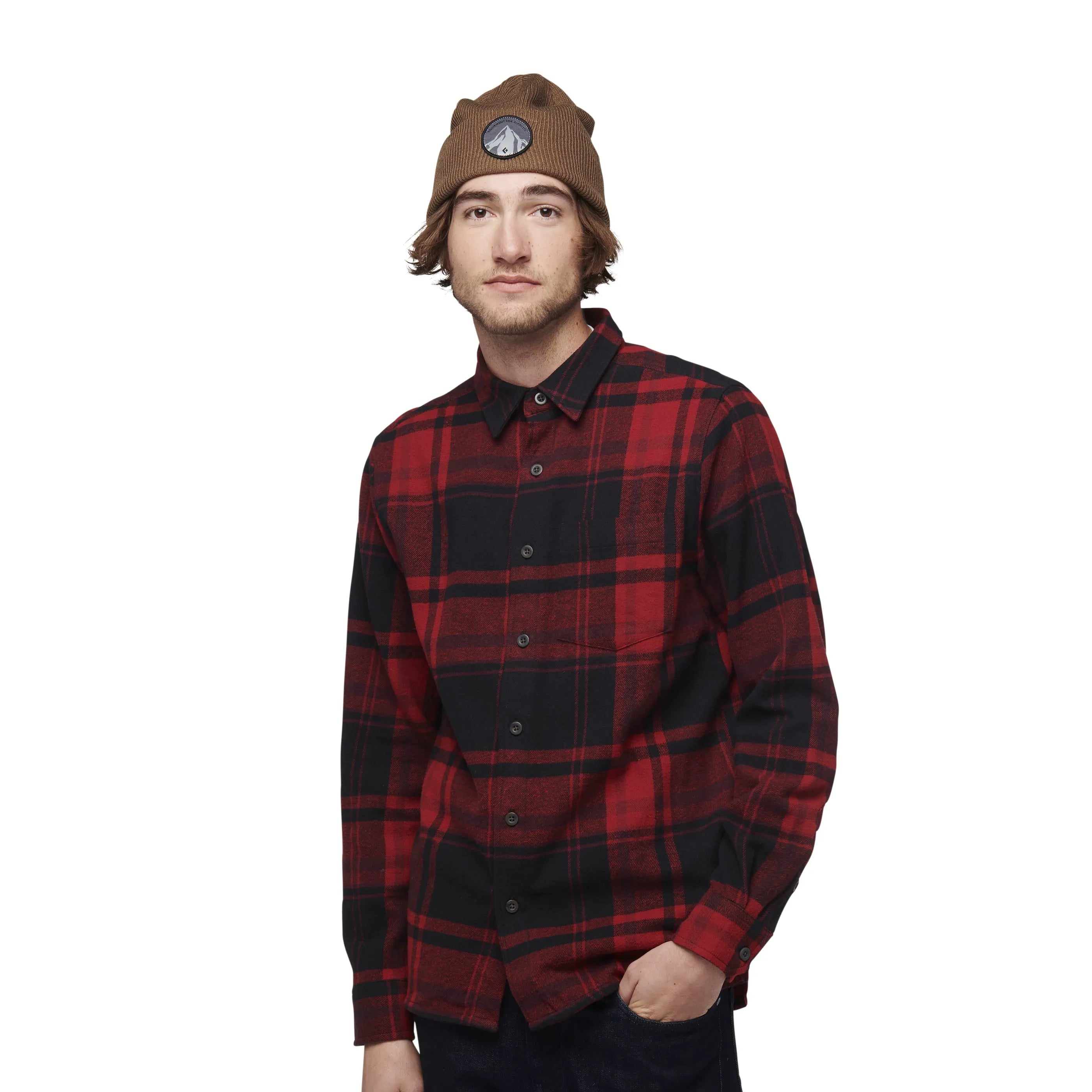 Clay-Off White Plaid