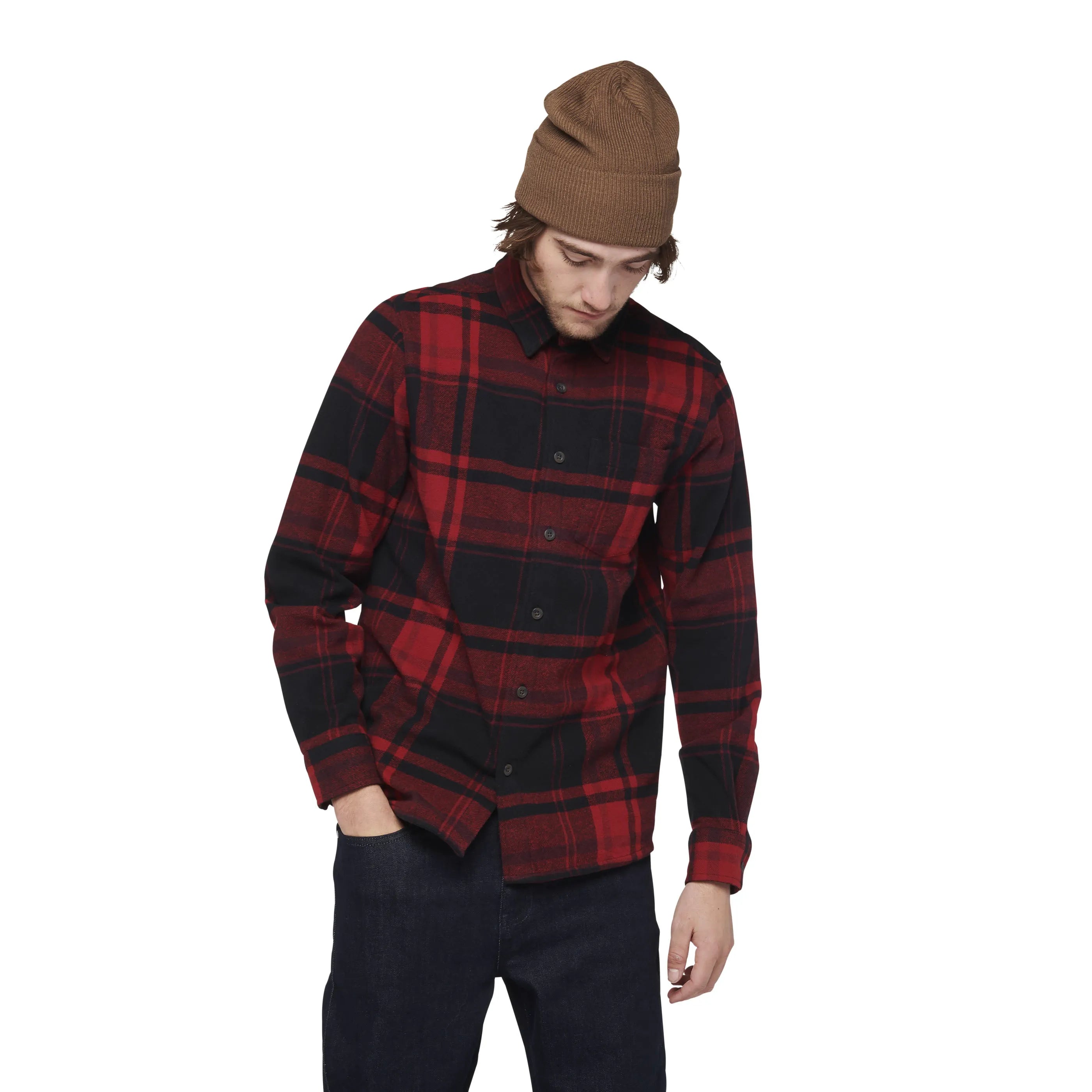 Clay-Off White Plaid