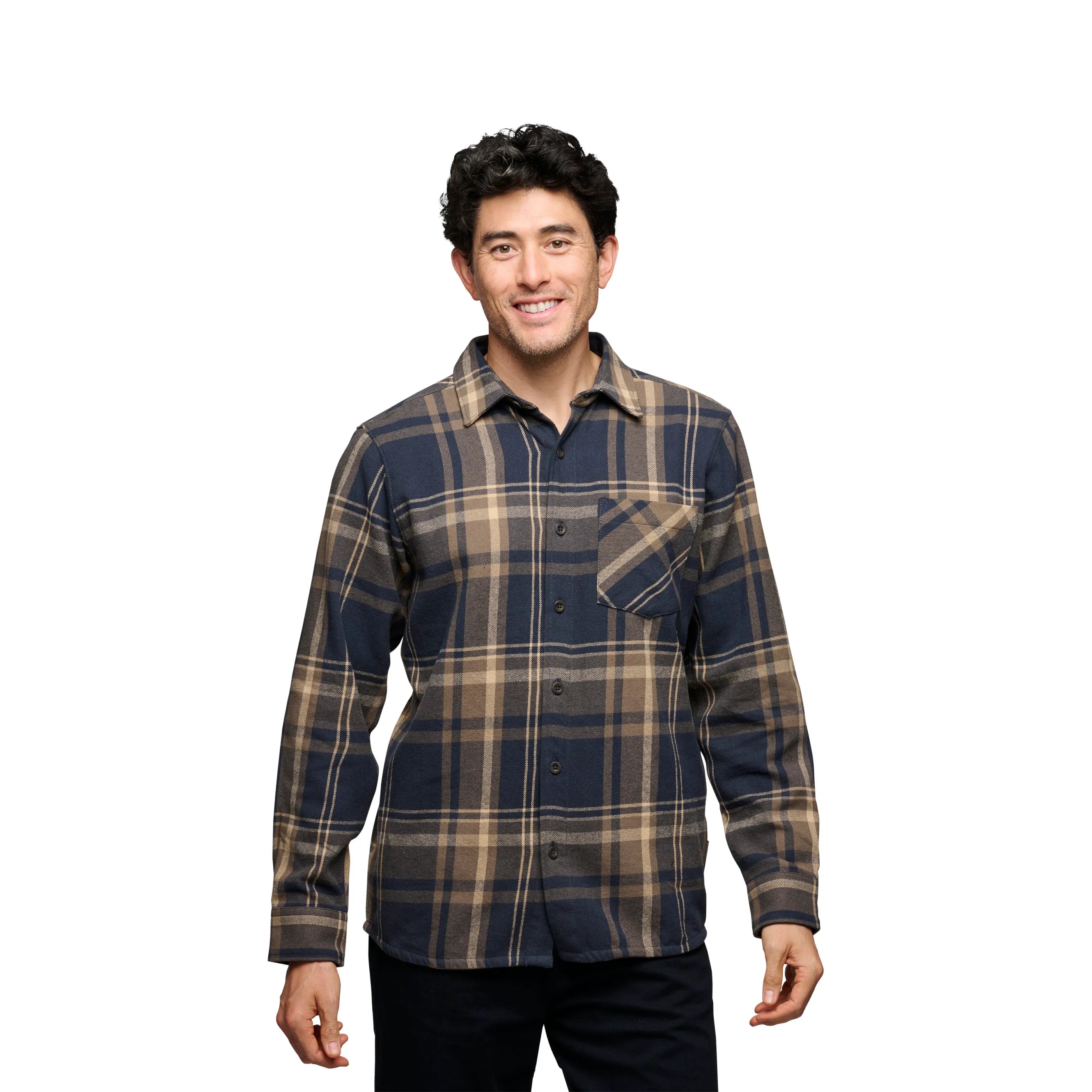 Clay-Off White Plaid