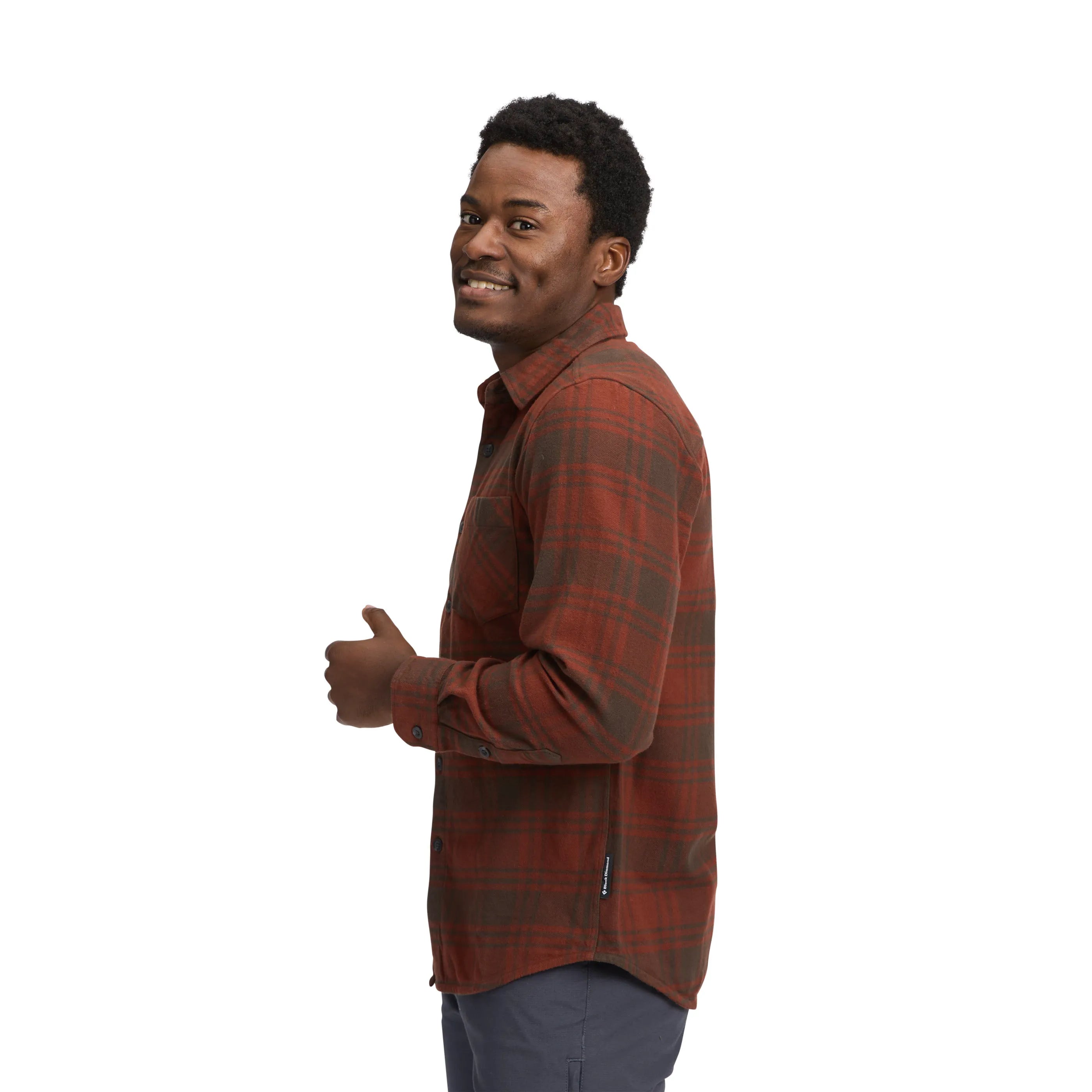 Clay-Off White Plaid