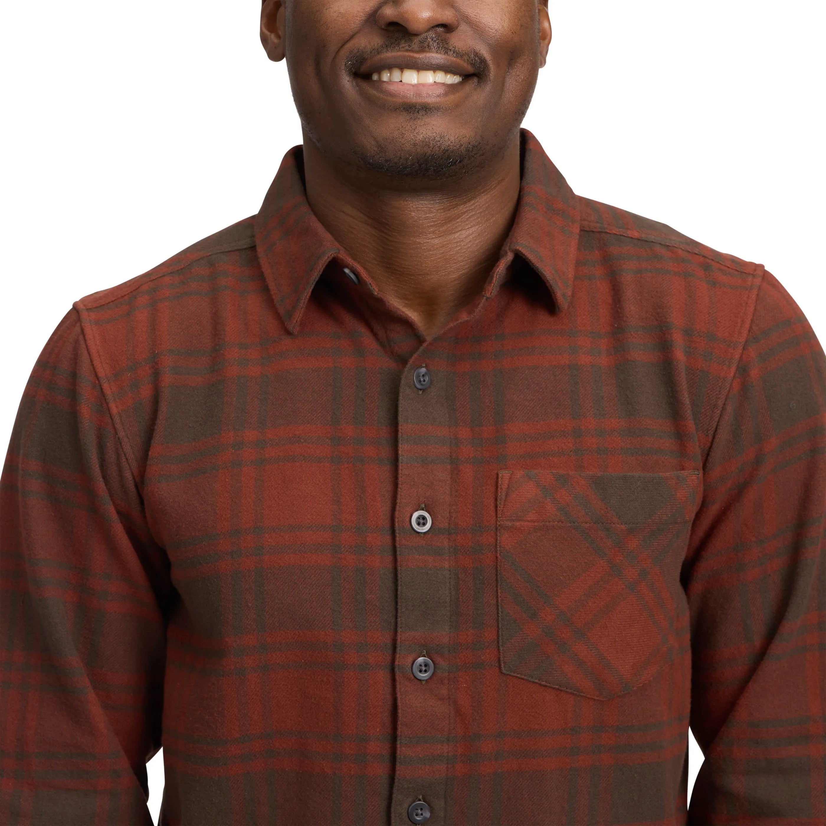 Clay-Off White Plaid