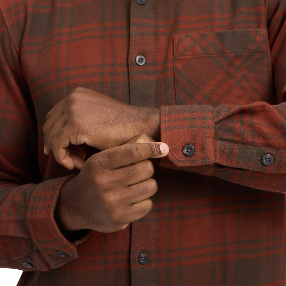 Clay-Off White Plaid