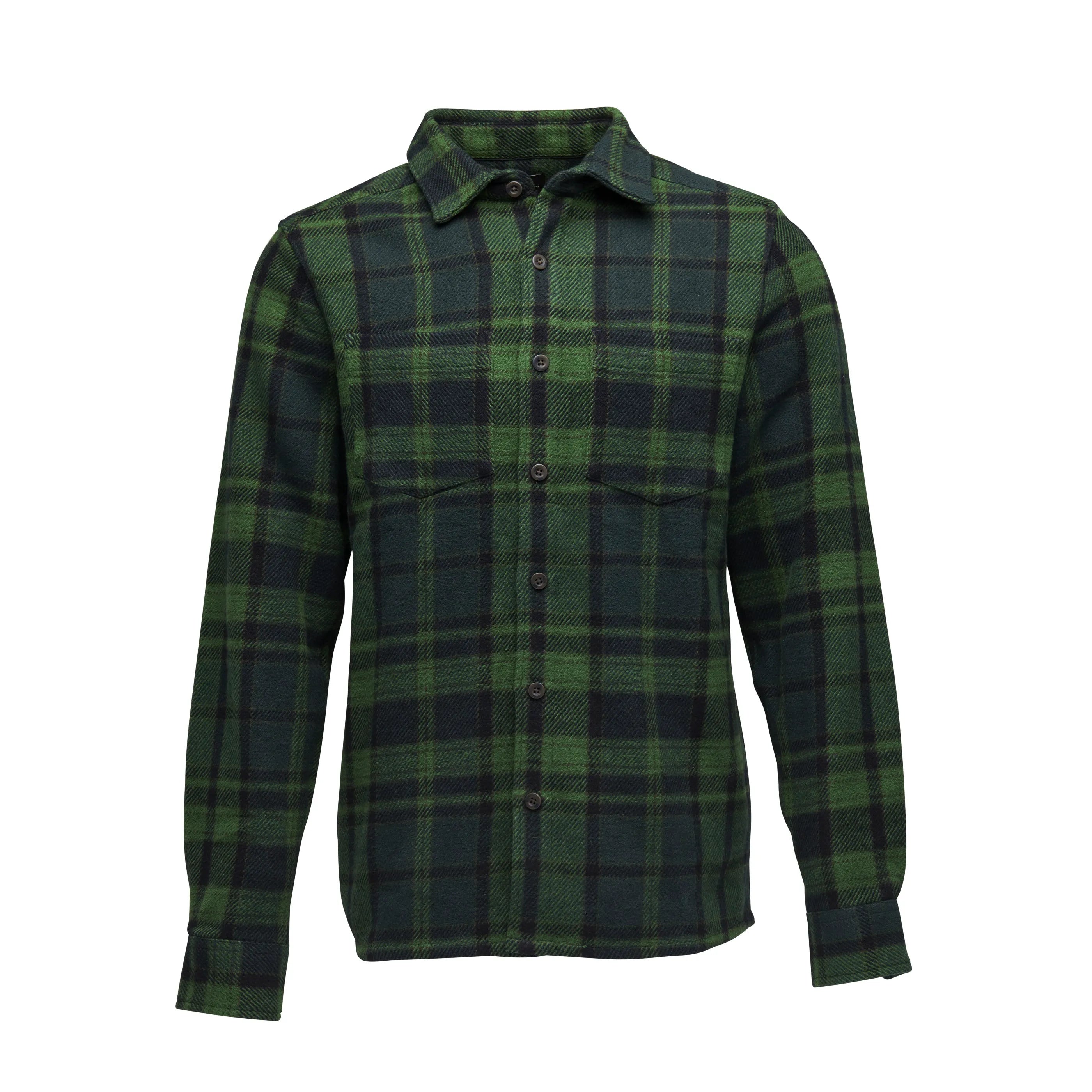 Flax-Black Plaid