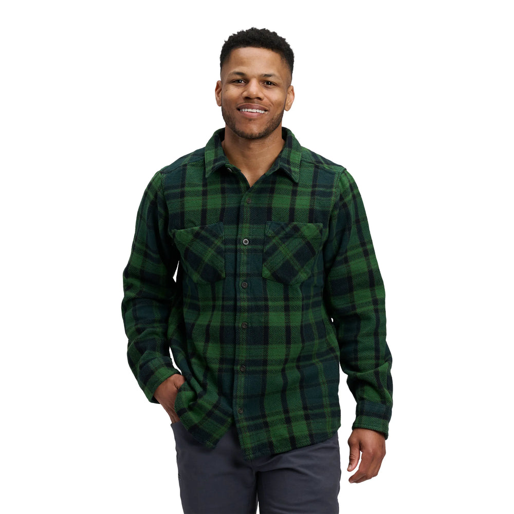 Flax-Black Plaid