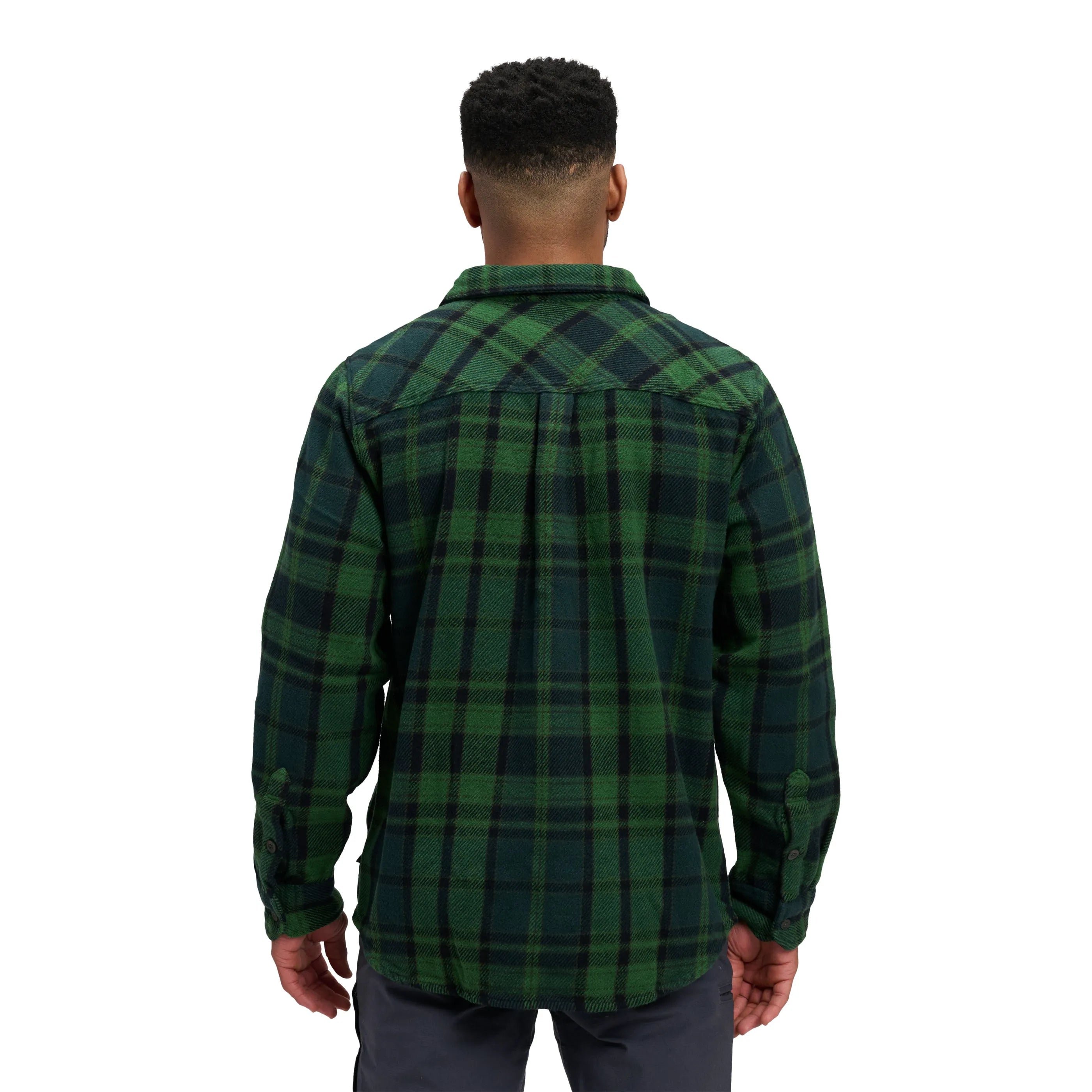 Flax-Black Plaid