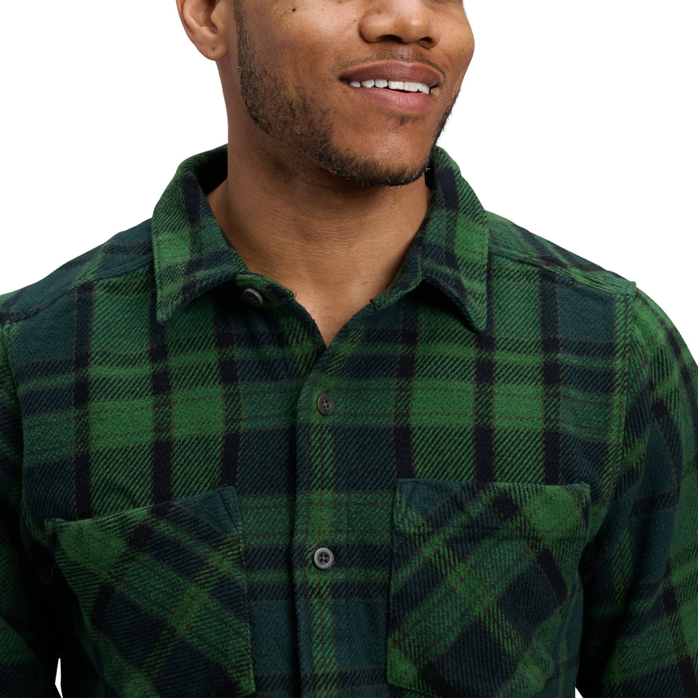 Flax-Black Plaid