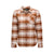 Clay-Off White Plaid