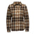 Bark Brown-Off White Plaid