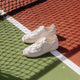 Triple Off-White Leather