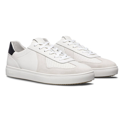 White Leather Navy