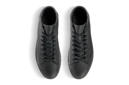Triple Black Leather