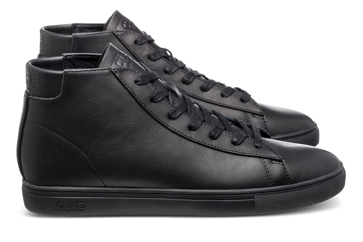 Triple Black Leather