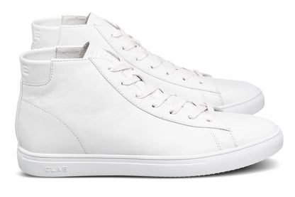 Triple White Leather