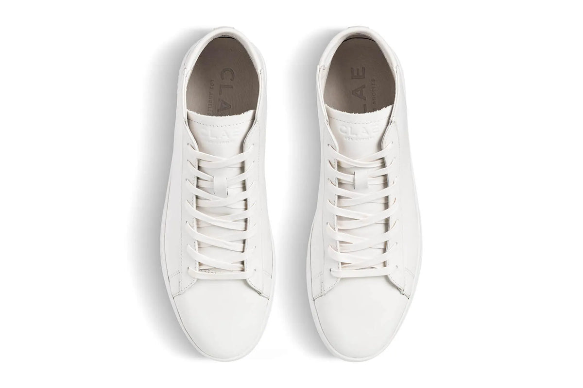 Triple White Leather