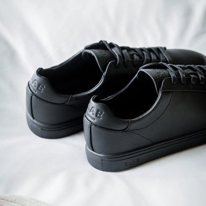 Triple Black Leather