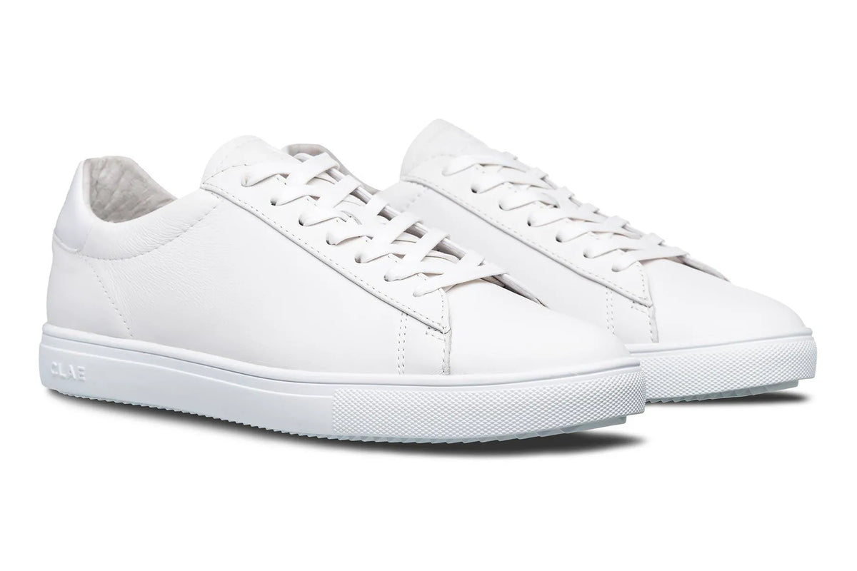 Triple White Leather