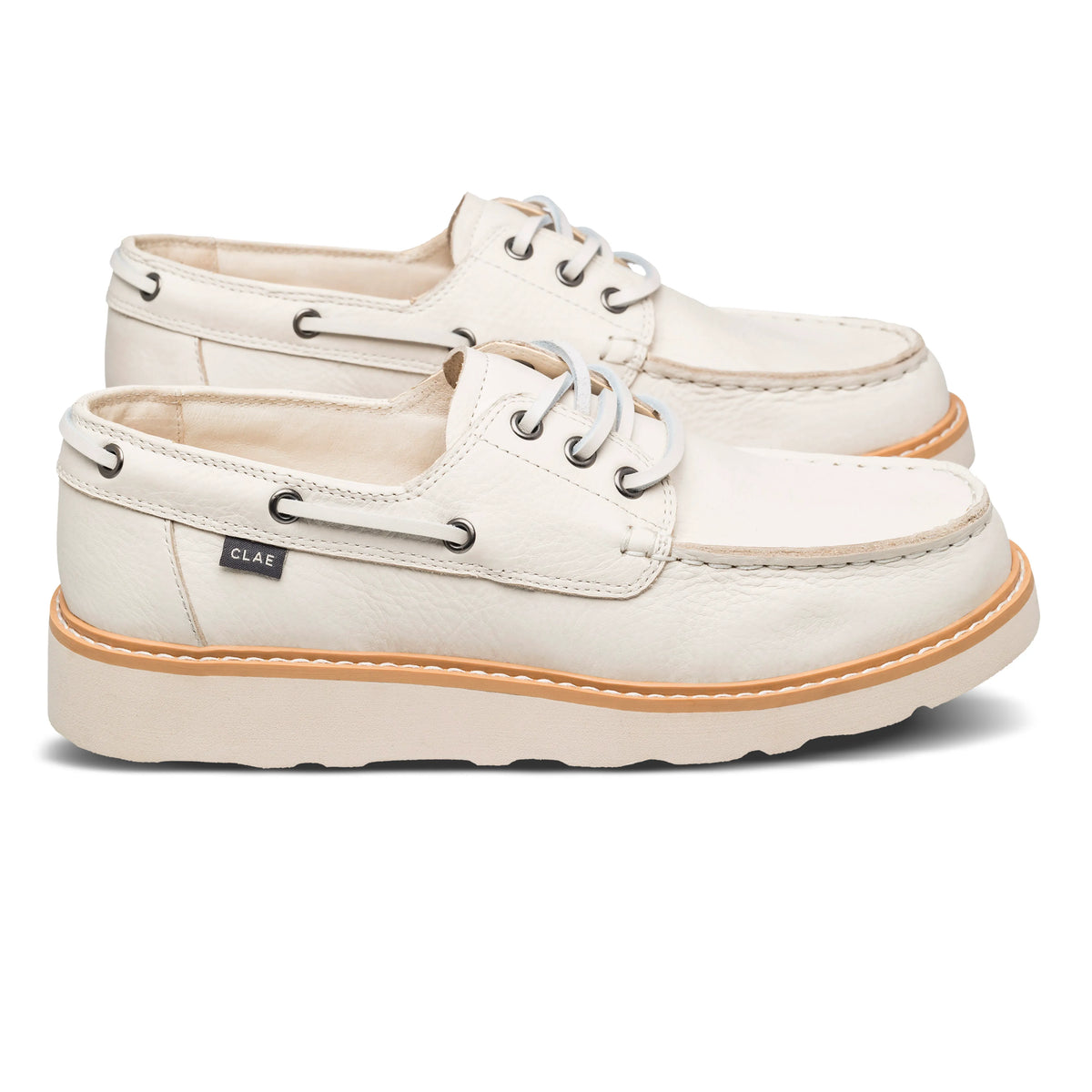 Triple Off-White Leather