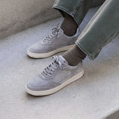 Quiet Gray Suede