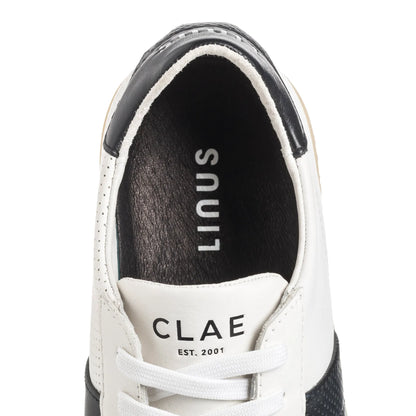 White Leather Black