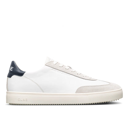 White Leather Navy