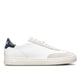 White Leather Navy