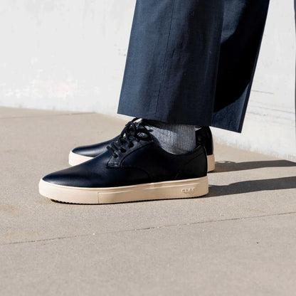 Black Milled Leather