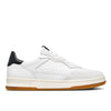 White Leather Black