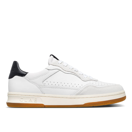 White Leather Black