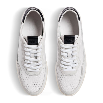 White Leather Black