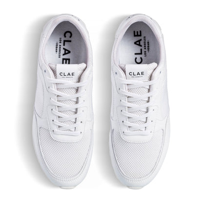 Triple White Leather