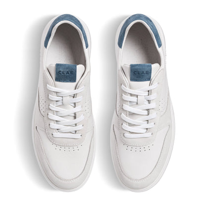 White Leather Blue Mirage